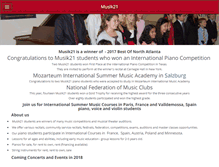 Tablet Screenshot of musik21.com