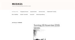 Desktop Screenshot of musik21.de